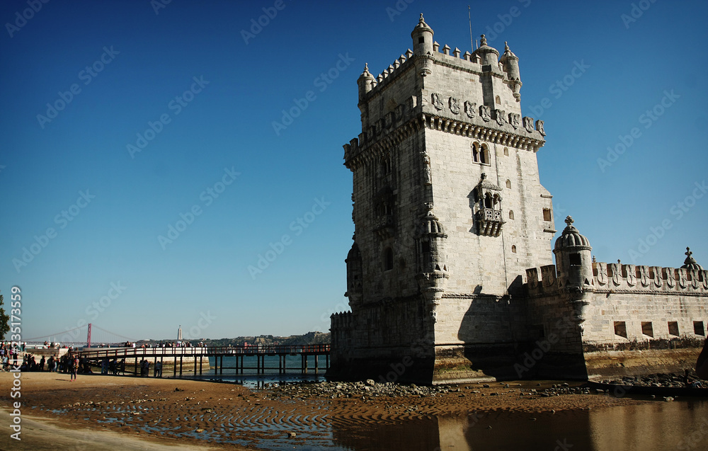 Fototapeta premium Lisbon Belem tower, Portugal