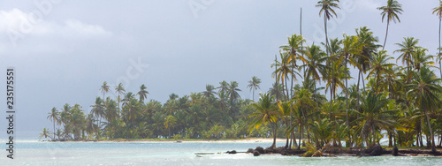 Beautiful paradise island, San Blas photo