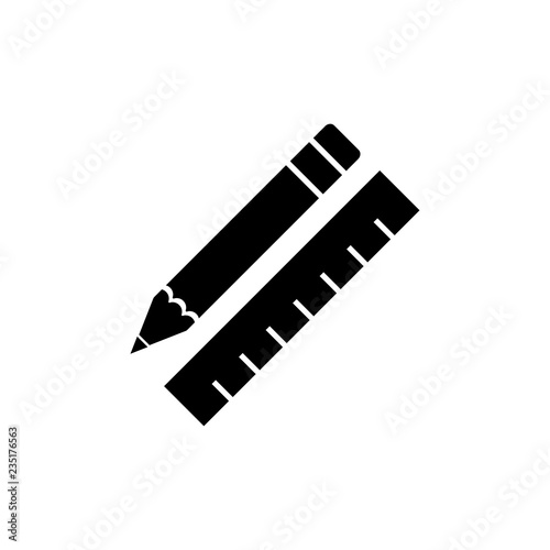 pencil ruler icon