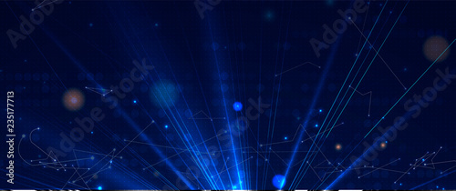 Abstract tech background. Futuristic technology interface