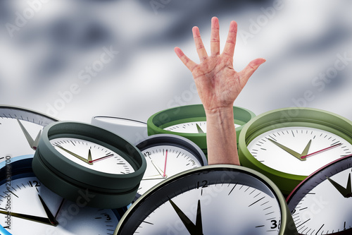 Hand comes from watches