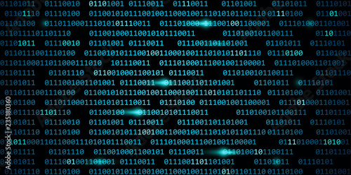 blue digital binary code web cyber technology background vector illustration EPS10