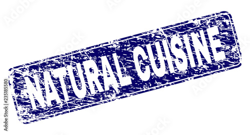 NATURAL CUISINE stamp seal ...