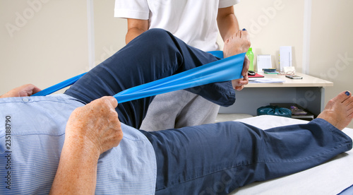 Wallpaper Mural Senior patient and physiotherapist Torontodigital.ca