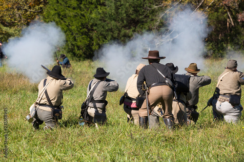 Fototapeta American Civil War Reenactment