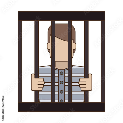 Prisoner in jail