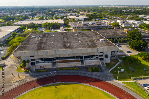 Aerial photo Miami Dade Community College MDCC Kendall Campus photo