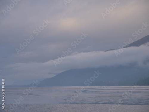 stormy weather on the shores of Duck Lake