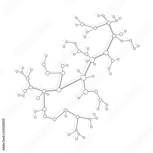 Structure of molecule and communication.