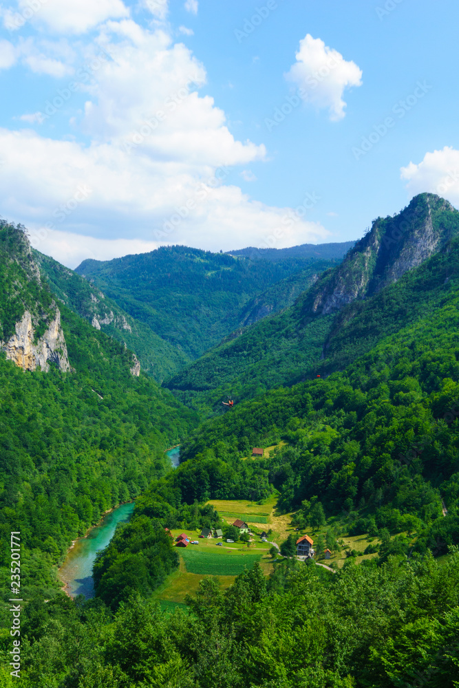 Fototapeta premium Tara River and Canyon