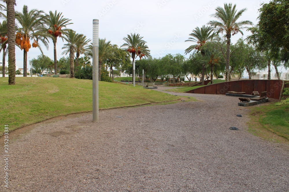 Recreational park in the city
