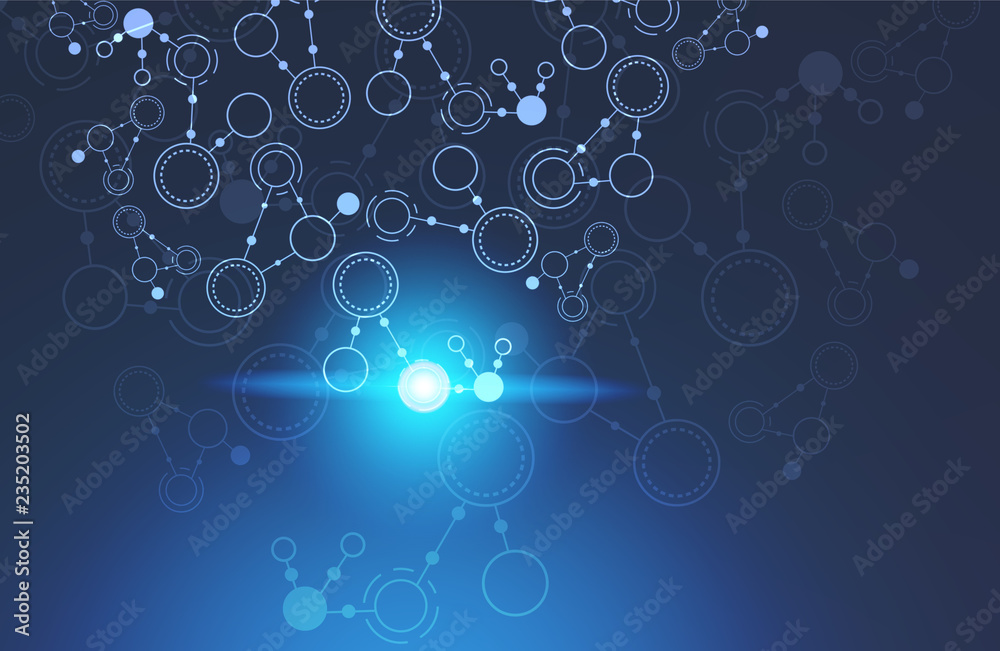 Abstract interface circles Abstract interface circles