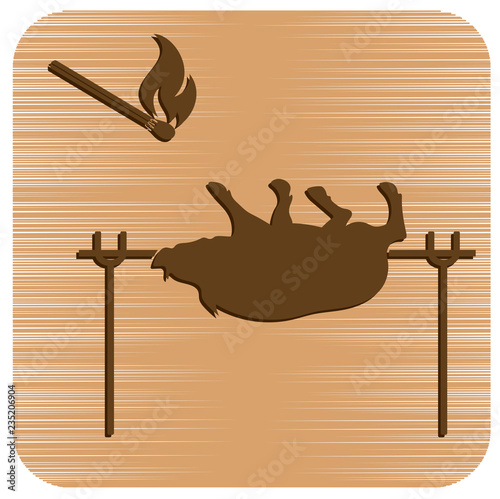 Grilled boar icon
