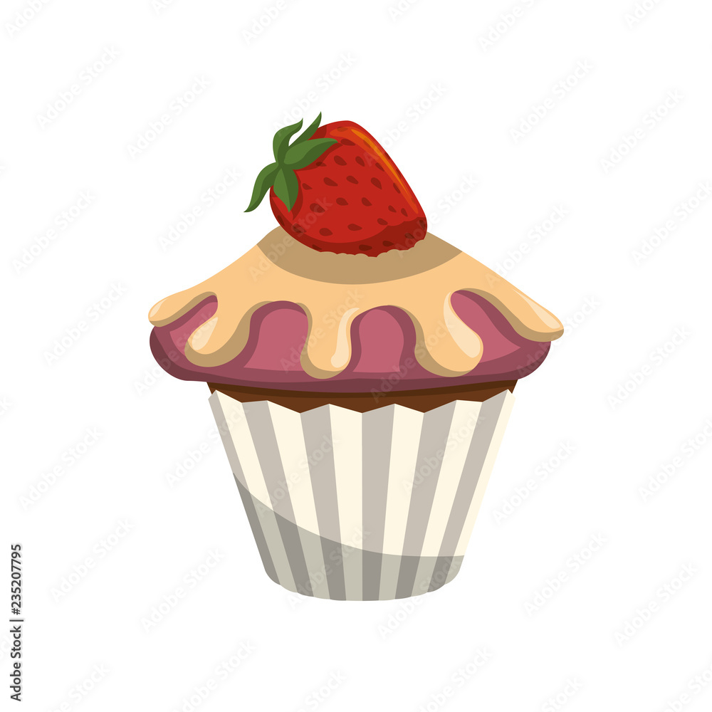 delicious cupcake sweet icon delicious cupcake sweet icon