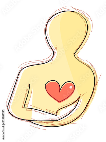 Avoir le coeur sur la main