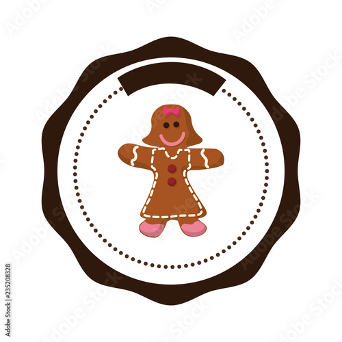 sweet female ginger cookie icon