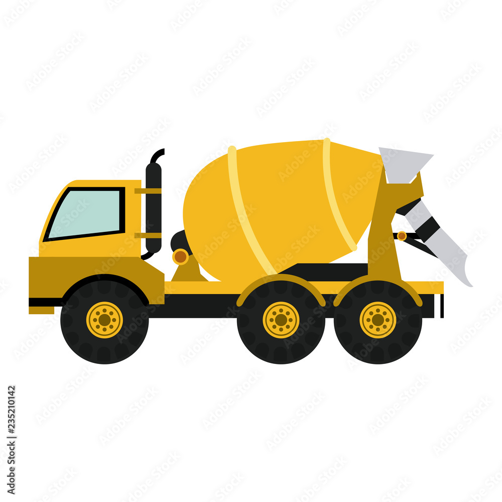 Cemet truck vehicle Cemet truck vehicle