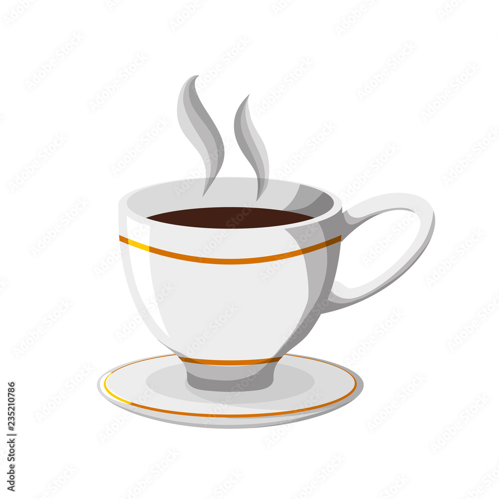 Obraz premium delicious coffee cup drink icon