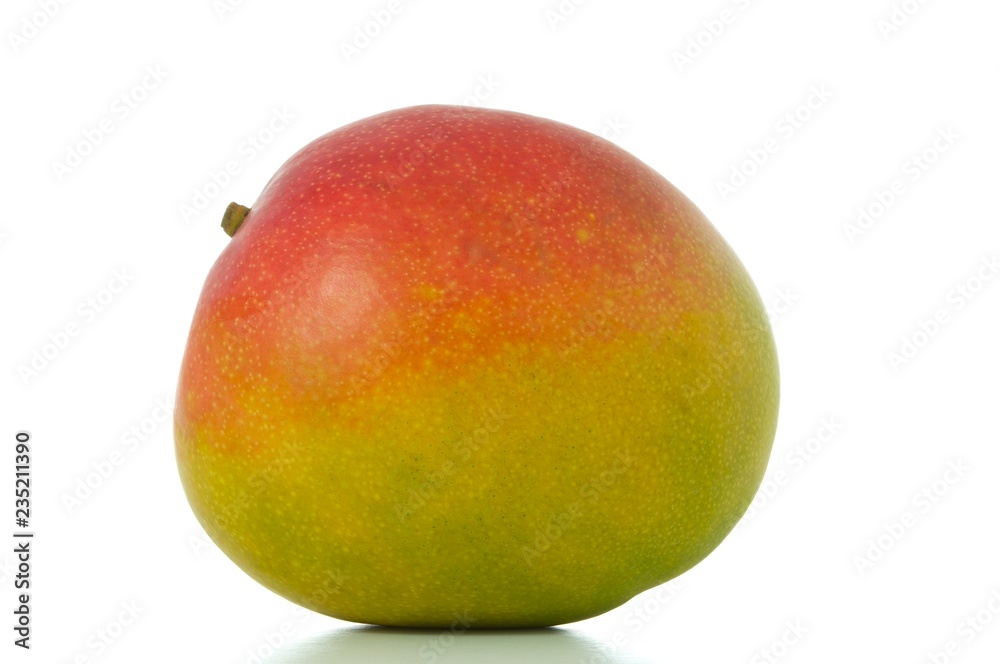 ripe mango isolated on white background ripe mango isolated on white background