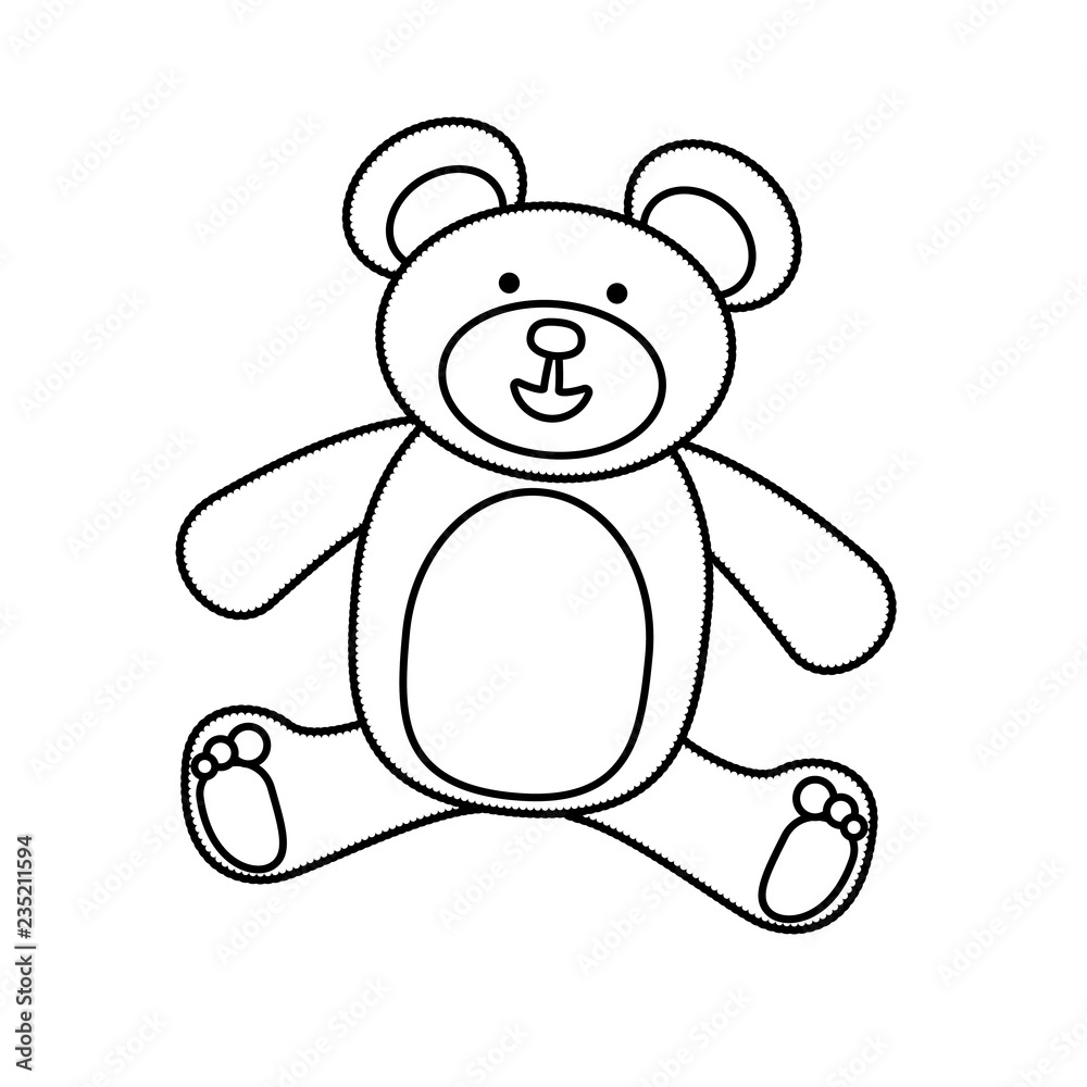 Obraz premium cute bear teddy character