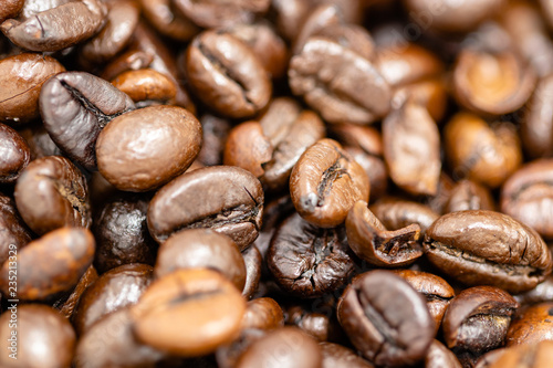 detail of coffee beans