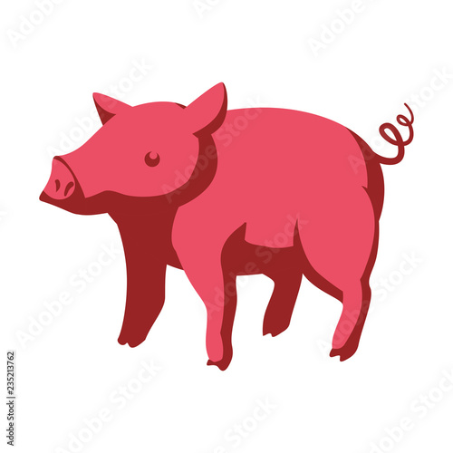 pig animal farm icon