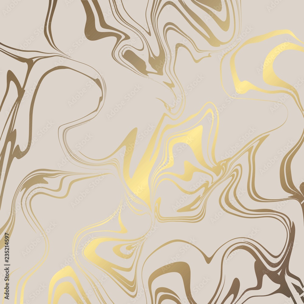 Golden marble. Elegant texture with marble and foil effect for design