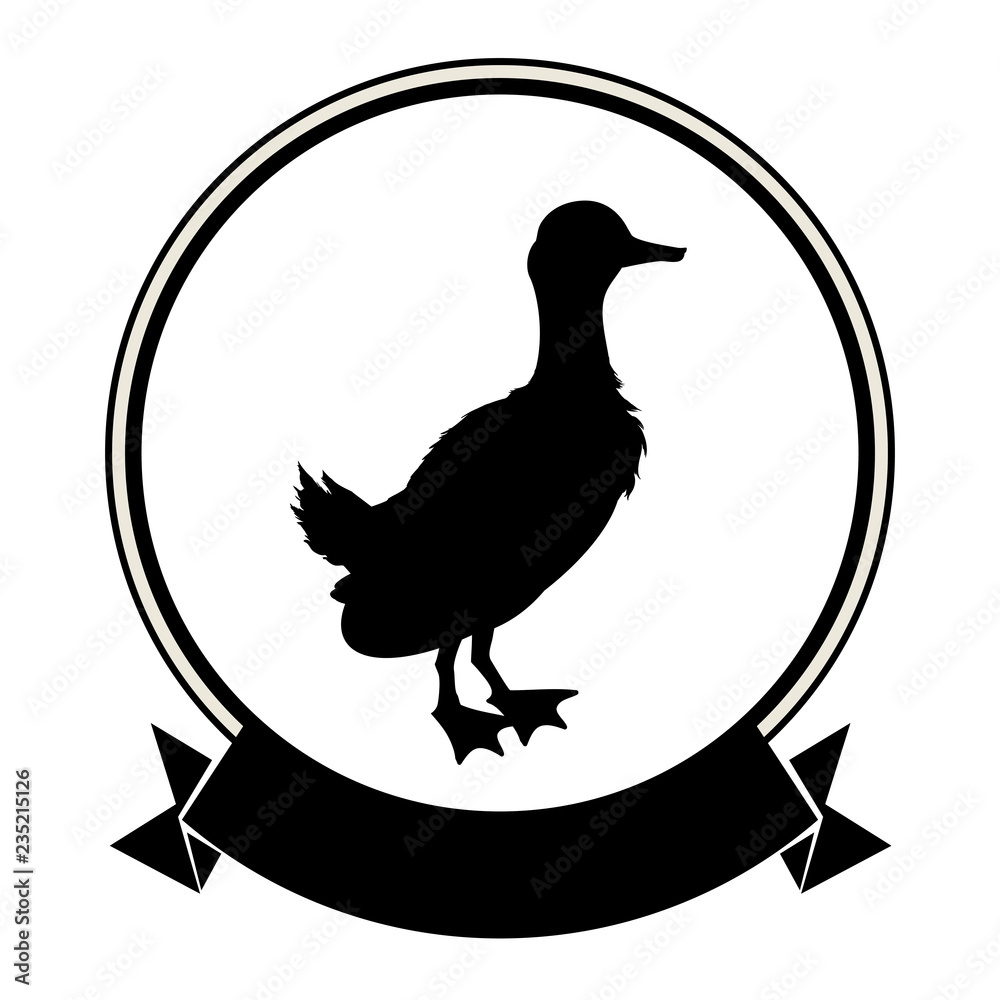 duck animal farm icon