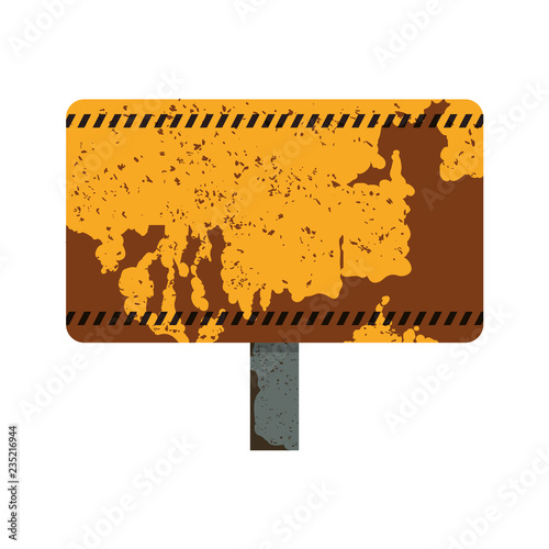 construction label caution icon