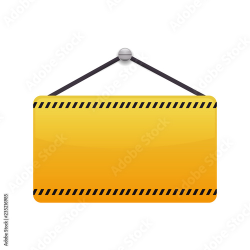 construction label caution icon