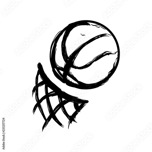 basketball balloon with basket net