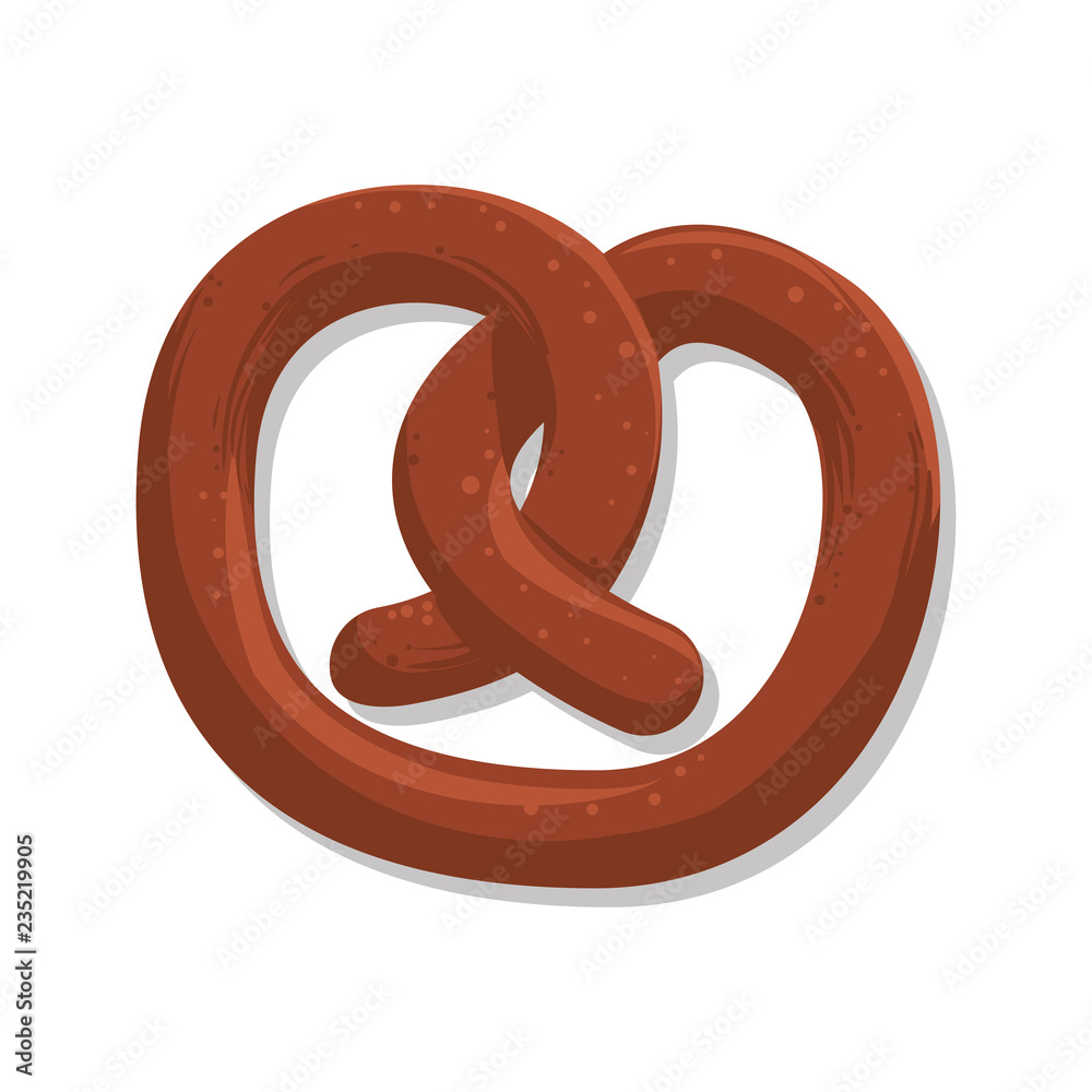 delicious pretzel isolated icon delicious pretzel isolated icon