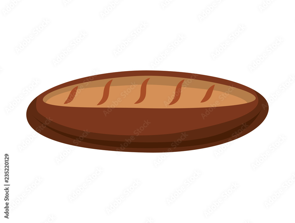 delicious bread isolated icon delicious bread isolated icon