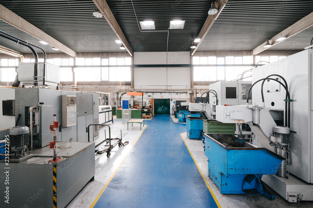 Interior of a factory workshop Interior of a factory workshop