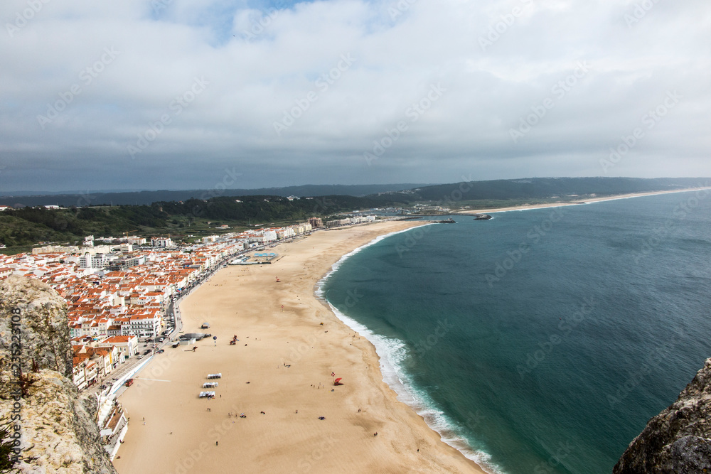 Nazare is one of the most popular seaside resorts in Portugal, considered by some to be among the best beaches in Portugal.