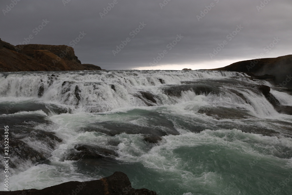 Obraz premium Gullfoss waterfall in Iceland