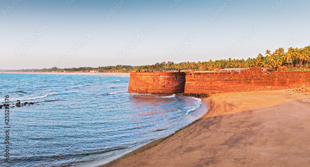 Aguada fort, North Goa,India - obrazy, fototapety, plakaty 