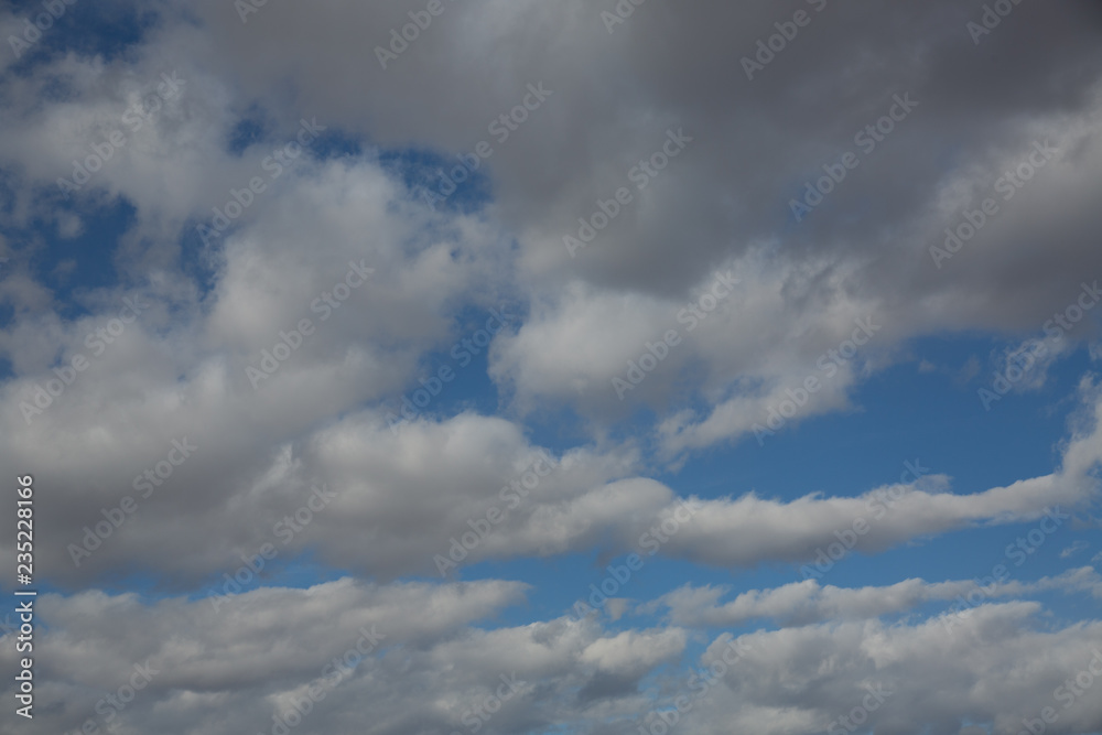 Obraz premium blue sky with clouds