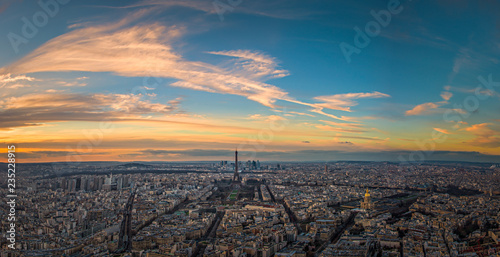 Paris panorama from above © Sina