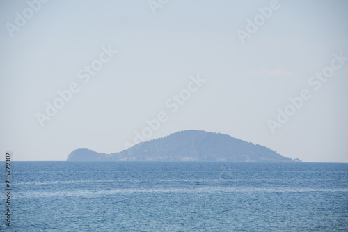 Sea water on sunny day, nature background. Ocean view on sunny summer day © Zoran