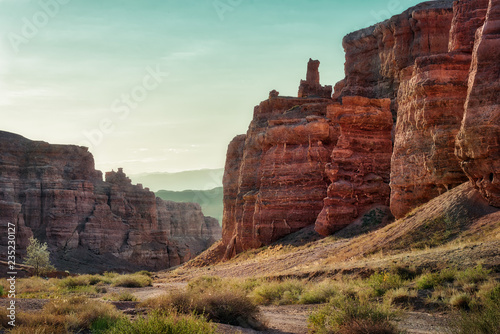 Charyn Canyon in South East Kazakhstan  taken in August 2018taken in hdr taken in hdr