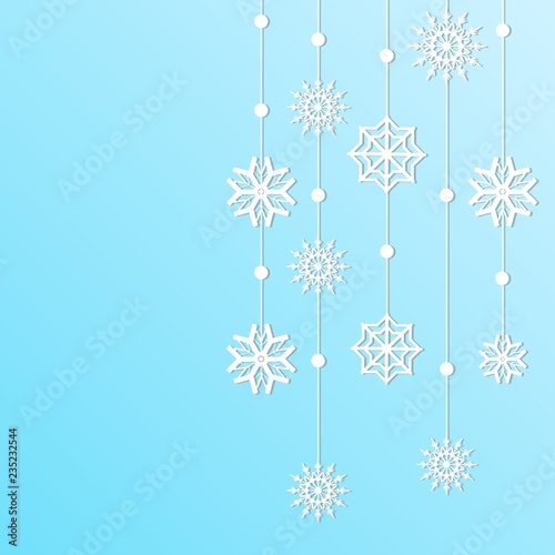 Modern and simple winter backgrounds