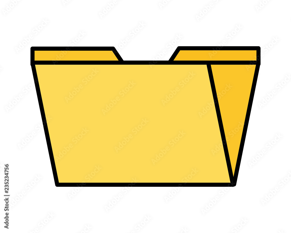 folder file on white background folder file on white background