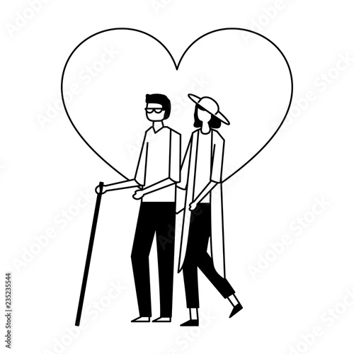 volunteers help work