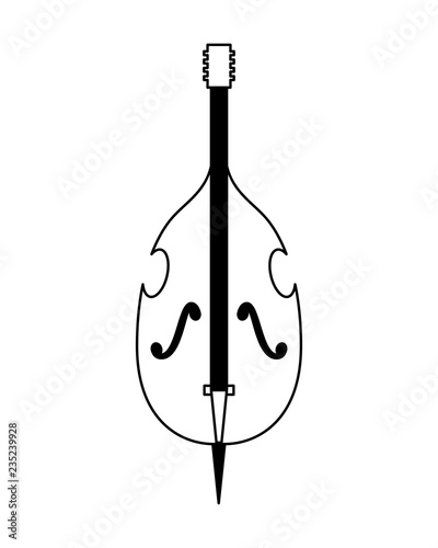 cello musical instrument on white background