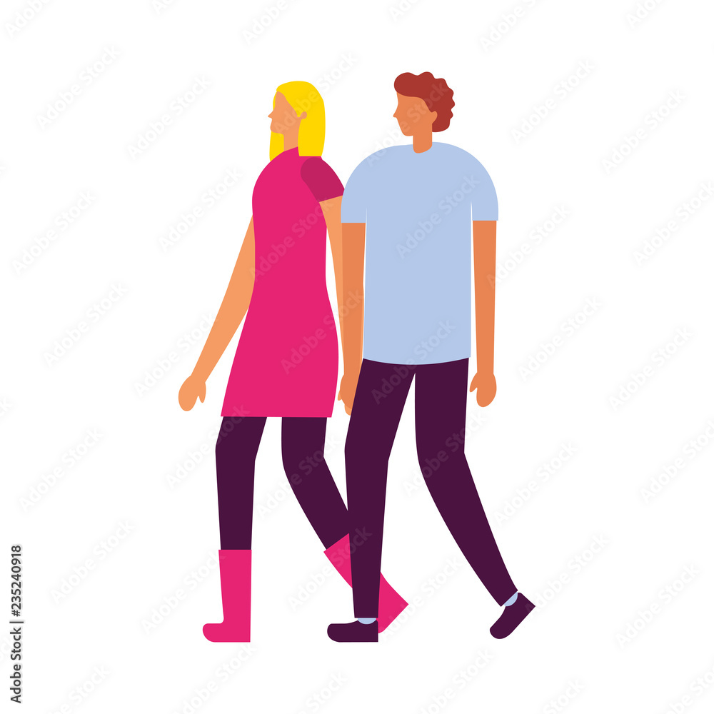 couple holding hands on white background couple holding hands on white background