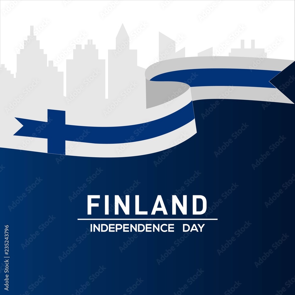 Finland National Day Design