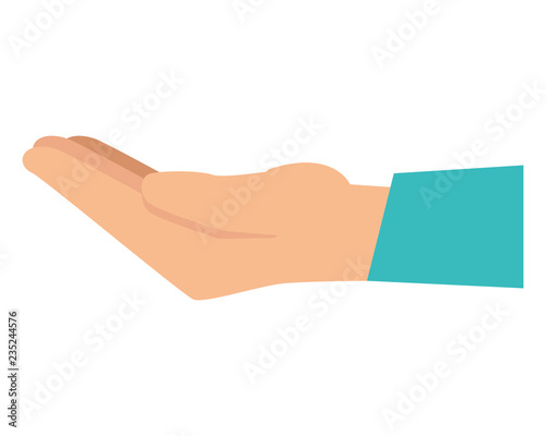 hand human asking icon