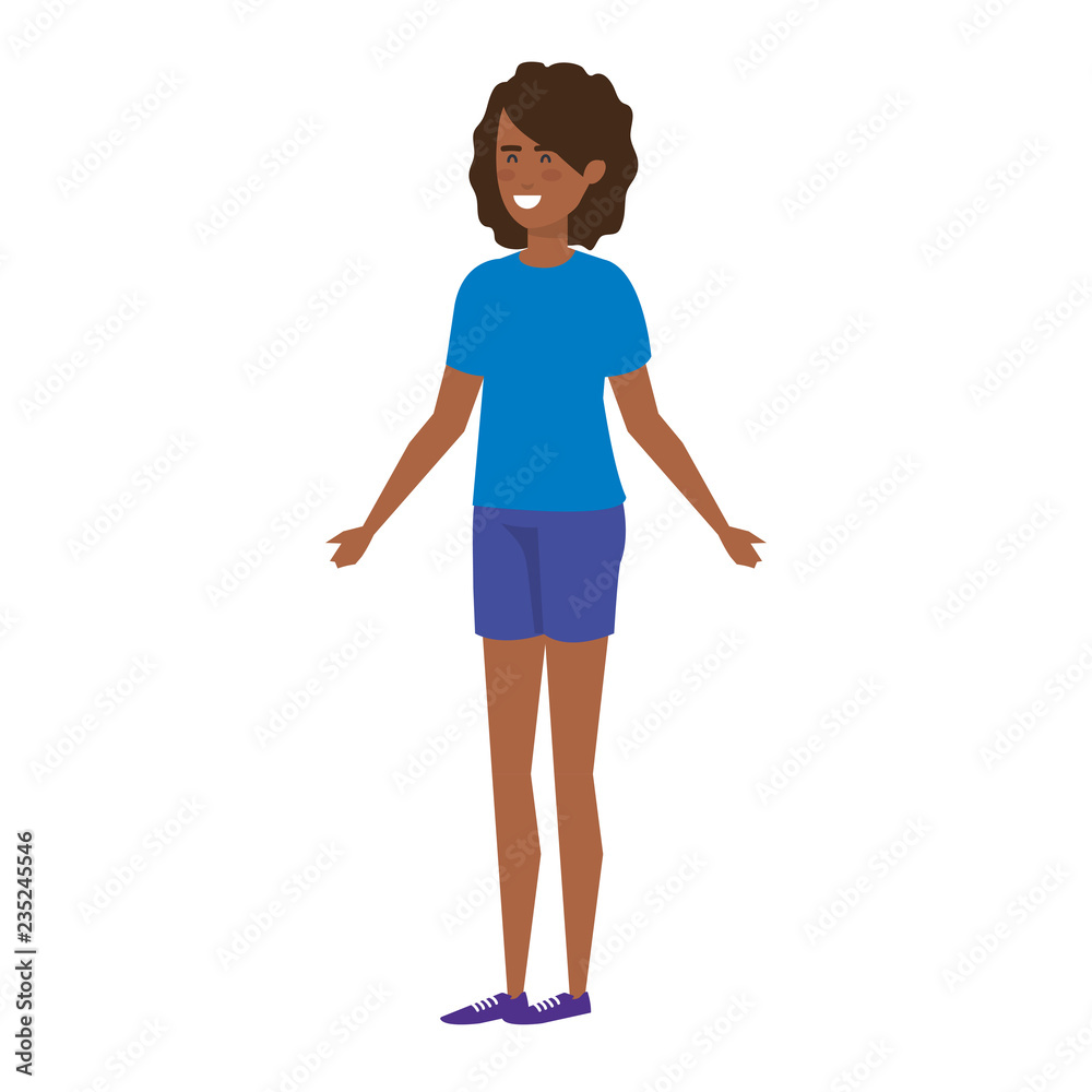beautiful and young black woman character beautiful and young black woman character
