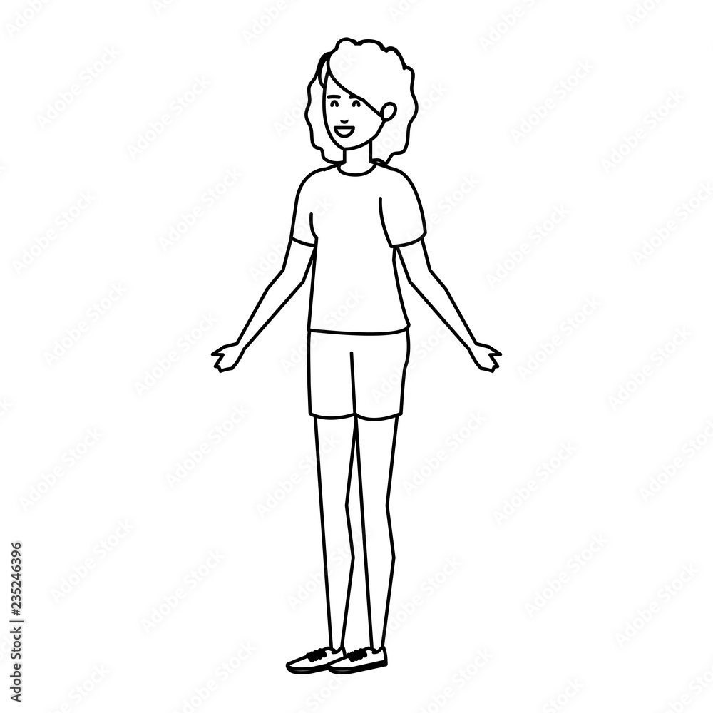 beautiful and young woman character beautiful and young woman character